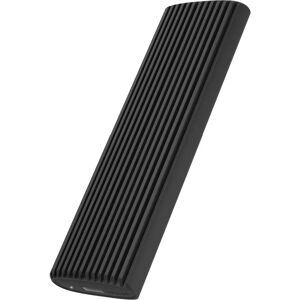 Icy Box M.2 NVMe & SATA SSD Enclosure - Black, Supports 22-80mm Icy Box M.2 NVMe & SATA SSD Enclosure - Black, Supports 22-80mm