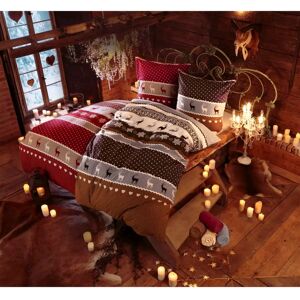 CASATEX Garmisch Rote Hirsch Bettwäsche-Set CASATEX Garmisch Rote Hirsch Bettwäsche-Set