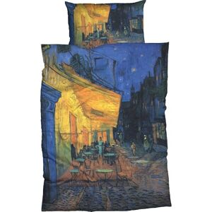 GOEBEL Nachtcafé Blaue Satin-Bettwäsche - Bettwäsche GOEBEL Nachtcafé Blaue Satin-Bettwäsche - Bettwäsche