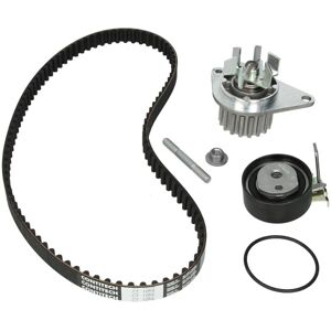 HEPU PK08460 Vesipumppu ja jakohihnasarja - 100 hammasta, 17mm leveä HEPU PK08460 Vesipumppu ja jakohihnasarja - 100 hammasta, 17mm leveä