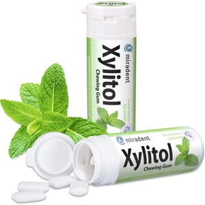 Gomme Xylitol Miradent Menthe - Protection Dentaire - Publicité Gomme Xylitol Miradent Menthe - Protection Dentaire - Publicité