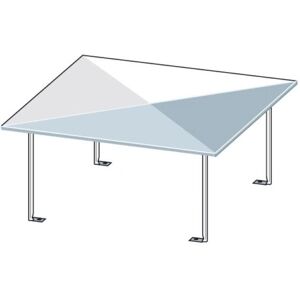 Bertrams Camino-fix Dach - 270/270 mm - Dachluke Bertrams Camino-fix Dach - 270/270 mm - Dachluke