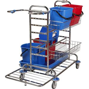 KaiserKraft Reinigungswagen-Set - Drahtkörbe, Mop, 1130x670 mm KaiserKraft Reinigungswagen-Set - Drahtkörbe, Mop, 1130x670 mm
