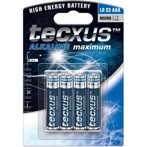 Tecxus AAA Mikro Alkaline Batterie - 4er Pack Tecxus AAA Mikro Alkaline Batterie - 4er Pack