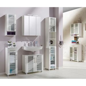 Welltime Jaca Badschrank - Hochglanz, 2 Türen, MDF Welltime Jaca Badschrank - Hochglanz, 2 Türen, MDF