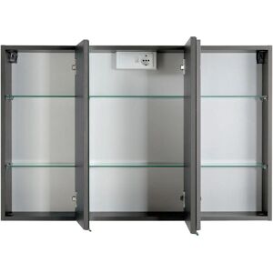 WELLTIME Texas Spiegelschrank - anthrazit WELLTIME Texas Spiegelschrank - anthrazit