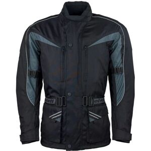 Chaqueta de moto Plateada Roleff Cologne - Rayas de seguridad Chaqueta de moto Plateada Roleff Cologne - Rayas de seguridad