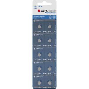 AgfaPhoto LR66 LR626 Battery - Alkaline Button Cell - 10 Pack AgfaPhoto LR66 LR626 Battery - Alkaline Button Cell - 10 Pack