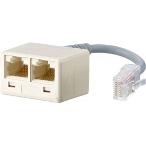 Divisore di rete BTR NETCOM 130610480101-E - Bianco, Grigio Divisore di rete BTR NETCOM 130610480101-E - Bianco, Grigio