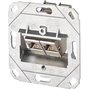 METZ CONNECT E-DAT 2x UP0 Cat.6A RJ-45 Srebro - Gniazdo sieciowe METZ CONNECT E-DAT 2x UP0 Cat.6A RJ-45 Srebro - Gniazdo sieciowe