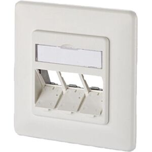 METZ CONNECT Modulo Rete - 3 Porte - Bianco Puro - Modulo Rete METZ CONNECT Modulo Rete - 3 Porte - Bianco Puro - Modulo Rete