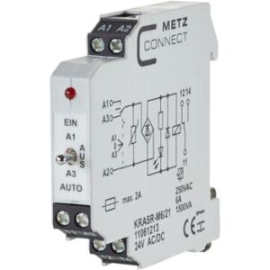 METZ CONNECT KRA-S-M6/21 Weiß Relais - Relaismodul METZ CONNECT KRA-S-M6/21 Weiß Relais - Relaismodul