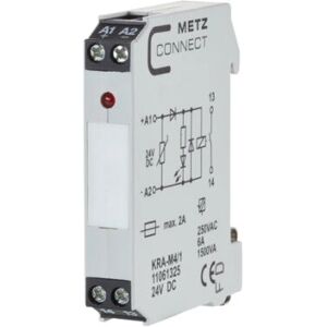 Metz Connect KRA-M4/1 Electrical Relay - 230V/AC, 1 NO, IP20 Metz Connect KRA-M4/1 Electrical Relay - 230V/AC, 1 NO, IP20