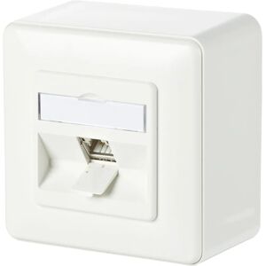 Metz Connect 130B11D10002-E Gniazdo sieciowe Białe - Interfejs sieciowy - RJ45 Metz Connect 130B11D10002-E Gniazdo sieciowe Białe - Interfejs sieciowy - RJ45