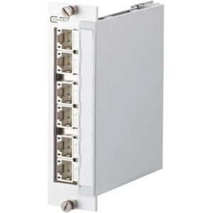 METZ CONNECT 130B11E2-E Patch Panel - 6 Ports 3U, Blanc METZ CONNECT 130B11E2-E Patch Panel - 6 Ports 3U, Blanc