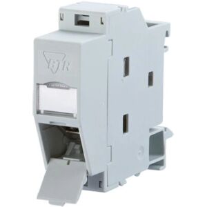 Metz Connect 1309A07003-E RJ-45 Netværksmodul Grå Metz Connect 1309A07003-E RJ-45 Netværksmodul Grå