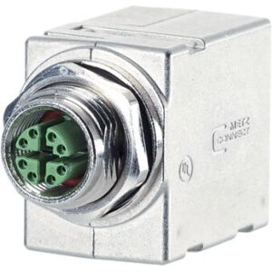 Metz Connect MWN811A415 Metal Pass-Through Panel Connector - Sensor/Actuator Metz Connect MWN811A415 Metal Pass-Through Panel Connector - Sensor/Actuator