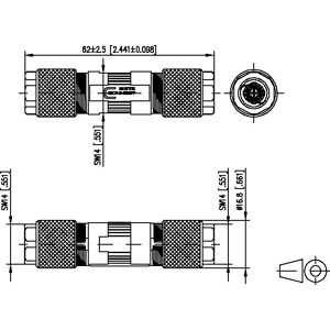MetzConnect 130863-02-E Wire Connector - IP67 Shielded CAT.7A - Stainless Steel MetzConnect 130863-02-E Wire Connector - IP67 Shielded CAT.7A - Stainless Steel