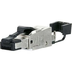 METZ CONNECT 130E405032-E Wire Connector RJ-45 - Black, Silver - Cable Jack - Shielded - Cat 6E METZ CONNECT 130E405032-E Wire Connector RJ-45 - Black, Silver - Cable Jack - Shielded - Cat 6E