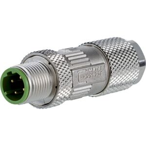 Metz Connect M12 Ethernet-kontakt - IP67, Silver Metz Connect M12 Ethernet-kontakt - IP67, Silver