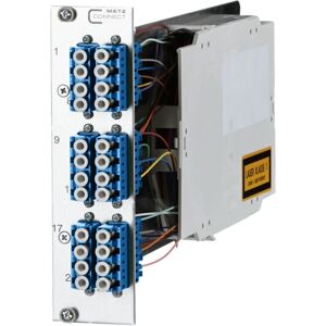 Metz 1528S971061E - Pan doubleur patch 6xLC-Q Monomode - 3U Rack Metz 1528S971061E - Pan doubleur patch 6xLC-Q Monomode - 3U Rack