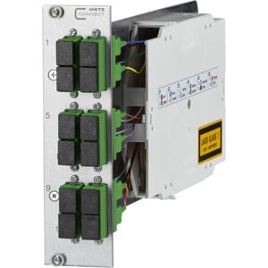 METZ CONNECT 1528S9F2061E Panneau de Patch - 3U, Argent, 6xSC-DAPC METZ CONNECT 1528S9F2061E Panneau de Patch - 3U, Argent, 6xSC-DAPC