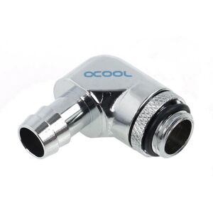 Raccord 90° G1/4 Chromé Alphacool pour Water Cooling Raccord 90° G1/4 Chromé Alphacool pour Water Cooling