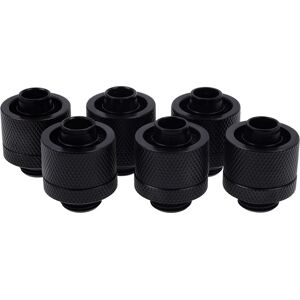 Alphacool Eiszapfen 16/10mm Deep Black Compression Fitting - Sechserpack Alphacool Eiszapfen 16/10mm Deep Black Compression Fitting - Sechserpack