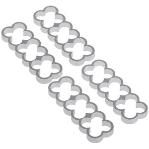 Set di gestione dei cavi in alluminio Alphacool Eiskamm - Argento Set di gestione dei cavi in alluminio Alphacool Eiskamm - Argento