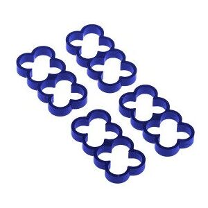 Alphacool Eiskamm Alu X8 - Clip per cavi - Blu Alphacool Eiskamm Alu X8 - Clip per cavi - Blu
