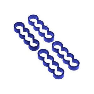 Fascetta per cavi Alphacool 24794 - Blu - 4 pezzi Fascetta per cavi Alphacool 24794 - Blu - 4 pezzi