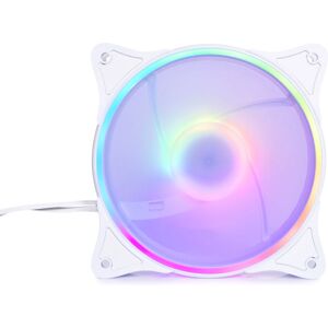 Alphacool Rise Aurora 120 mm Gehäuselüfter in Weiß Alphacool Rise Aurora 120 mm Gehäuselüfter in Weiß