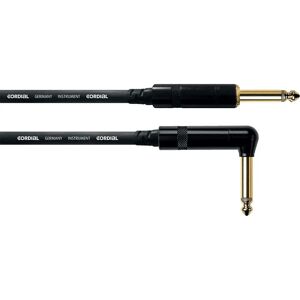 Cordial CCI 3 PR Instrument Cable - 3m, Black, Straight/Angled Cordial CCI 3 PR Instrument Cable - 3m, Black, Straight/Angled