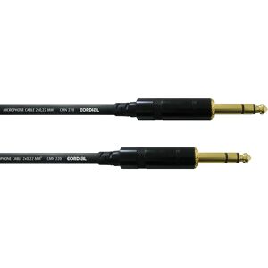 Cordial CFM1.5VV Instrument Cable - 1.5m, Black, Stereo Cordial CFM1.5VV Instrument Cable - 1.5m, Black, Stereo