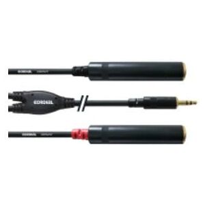 Cordial CFY 0.3 WGG Audio Y-Adapter - 30cm - Black Cordial CFY 0.3 WGG Audio Y-Adapter - 30cm - Black