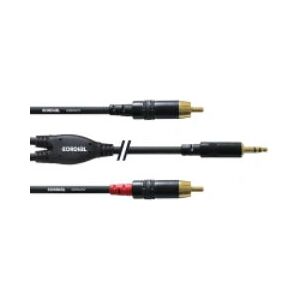 Câble audio Cordial CFY 0.9 WCC - 3 connecteurs - Publicité Câble audio Cordial CFY 0.9 WCC - 3 connecteurs - Publicité