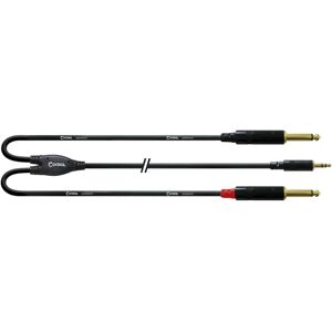 Cordial CFY 6 WPP Audio Cable - 6m, Black, Y-adapter, Rean connectors Cordial CFY 6 WPP Audio Cable - 6m, Black, Y-adapter, Rean connectors