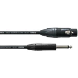 Cordial CPM 5 FP kabel mikrofonowy - 5m XLR (3 piny) Czarny Cordial CPM 5 FP kabel mikrofonowy - 5m XLR (3 piny) Czarny