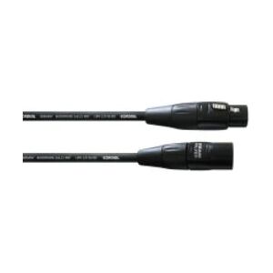 Cordial CIM 10 FM audio cable - 10m, XLR male-female, Black Cordial CIM 10 FM audio cable - 10m, XLR male-female, Black