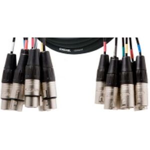 Cordial cable de audio XLR 8x 5m - Cable de audio Cordial cable de audio XLR 8x 5m - Cable de audio