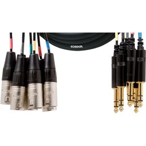 Cordial Cable 8x XLR y 8x Jack 5m Multicore - Audio Profesional Cordial Cable 8x XLR y 8x Jack 5m Multicore - Audio Profesional