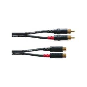 Cordial CFU 3 CE audio kabel - 3m RCA Černá Cordial CFU 3 CE audio kabel - 3m RCA Černá