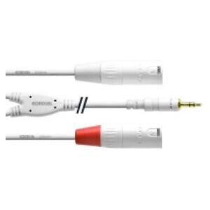 Cordial CFY 3 WMM-SNOW Weiß 3m Audio Kabel 3,5mm XLR Cordial CFY 3 WMM-SNOW Weiß 3m Audio Kabel 3,5mm XLR