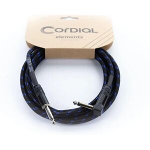Cordial 14782 Instrument Cable - 7.5m, Blue, Textil Coated Cordial 14782 Instrument Cable - 7.5m, Blue, Textil Coated