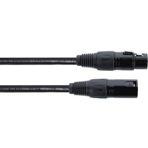 Cordial ED 2 FM XLR Cable - 2m, Black - Microphone Audio Cable Cordial ED 2 FM XLR Cable - 2m, Black - Microphone Audio Cable