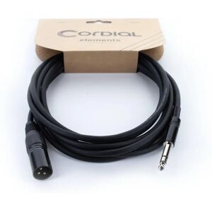 Cordial EM 1 MV Microphone Cable - 1m, Black - Audio Cable Cordial EM 1 MV Microphone Cable - 1m, Black - Audio Cable