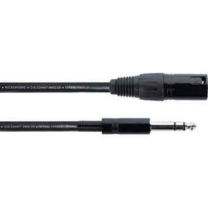 Cordial EM 1,5 MV XLR Audio Cable - Microphone, 1.5m, Black Cordial EM 1,5 MV XLR Audio Cable - Microphone, 1.5m, Black