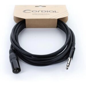 Cordial EM 6 MV Audio Cable - 6m, XLR & Jack, Black Cordial EM 6 MV Audio Cable - 6m, XLR & Jack, Black