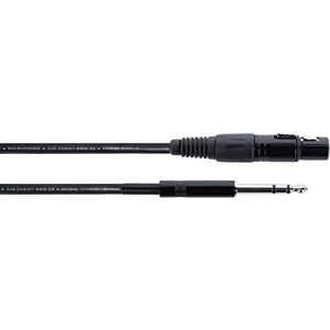 Cordial EM 1 FV XLR Microphone Cable - 1m Black Cordial EM 1 FV XLR Microphone Cable - 1m Black