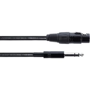 Cordial EM 3 FV XLR Microphone Cable - 3m, Black Cordial EM 3 FV XLR Microphone Cable - 3m, Black